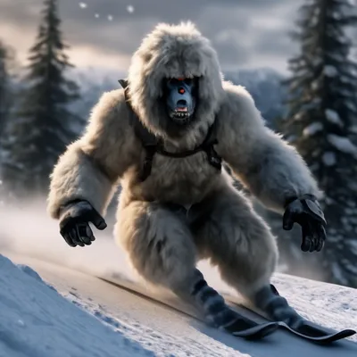 Снежный человек, Sasquatch, троглодит, человек пещеры Иллюстрация штока -  иллюстрации насчитывающей гулять, человек: 123600581