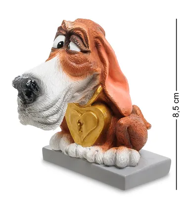 Окей Тойс Мягкая игрушка собака Бассет-хаунд 38 см