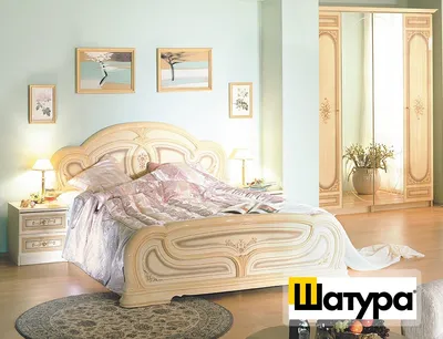 Спальня Марта-2 (Дуб Золотой/Белый) купить в Москве в интернет-магазине  Любимый дом