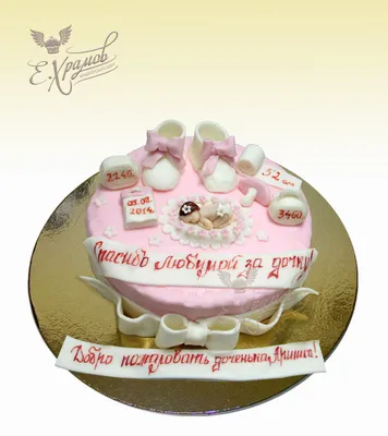 Торт \"спасибо за сына\" - торты новорожденным — на заказ в городе Москва