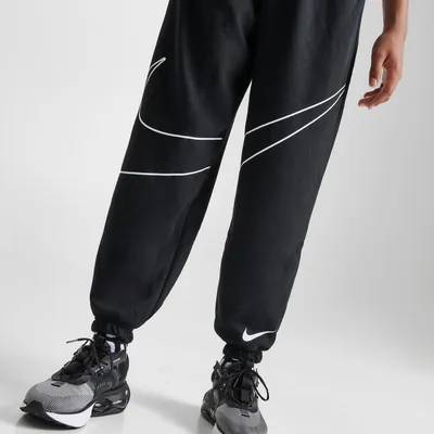Детские спортивные штаны Nike Sportswear Oversized Swoosh Jogger, черный –  купить из-за границы через сервис «CDEK.Shopping»