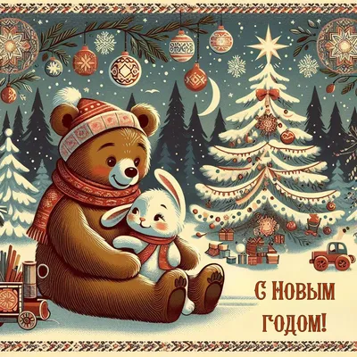 Советские новогодние открытки ― добрые и красивые для ностальгирующих  поздравлений
