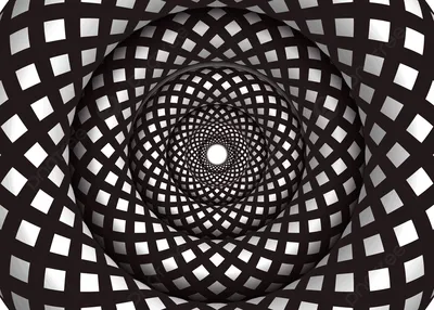 Стерео абзац черный белый круг, Круг, Круглый, стереоскопический фон  картинки и Фото для бесплатной загрузки