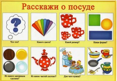Карточки Домана \"Посуда\": купить в Москве дидактические карточки \"Посуда\"