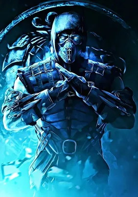 Sub-Zero Mortal Kombat Poster Art Painting - Framed - NEW USA | eBay
