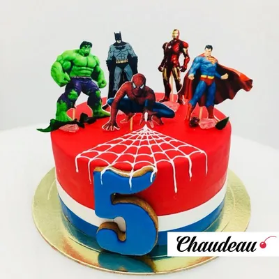 Картинка для торта \"Супергерои - мстители\" - PT100037 печать на сахарной  пищевой бумаге