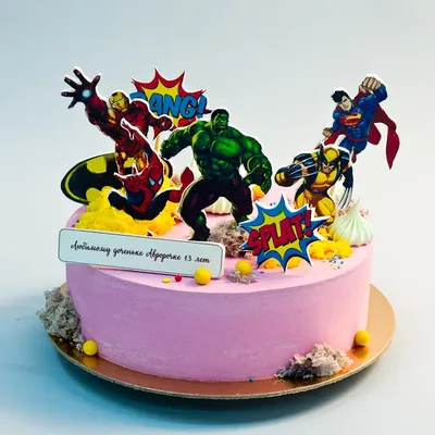 Торт «Супергерои» категории торты «Железный человек»