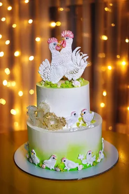 Свадебный торт №517 по цене: 2200.00 руб в Москве | Lv-Cake.ru