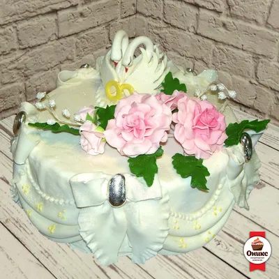 Свадебный торт категории Свадебные торты розового цвета