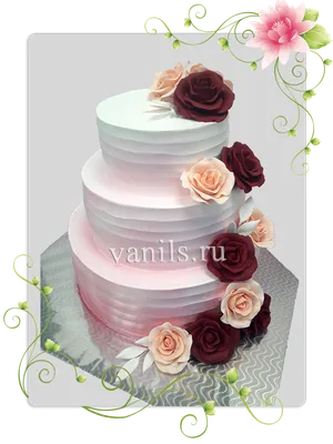 Свадебные торты :: купить/заказать торт на свадьбу в Николаеве :: «Toffee  Cakes»
