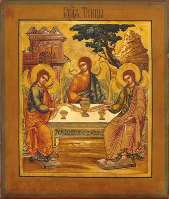 Святая Троица, Икона Святой Троицы, Изображения Святой Троицы, Иконы из  янтаря
