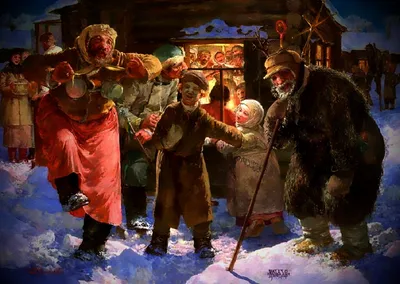 Святочные посиделки «У зимы в святки свои порядки…» | Крестцы