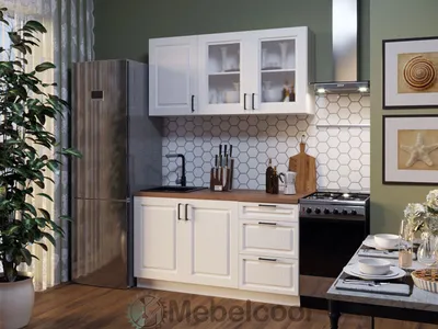 Современная угловая кухня в комбинированных цветах \"Модель 786\" в Кемерово  - цены, фото и описание.