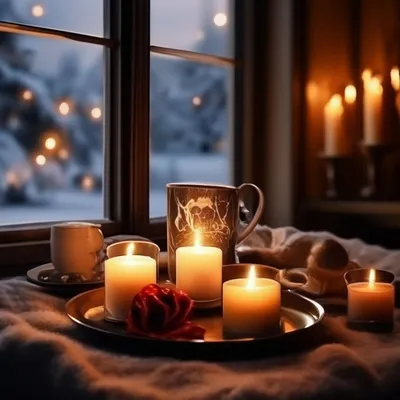 Доброго зимнего вечера! Уюта и тепла! | Ночь, Тепло, Спокойной ночи