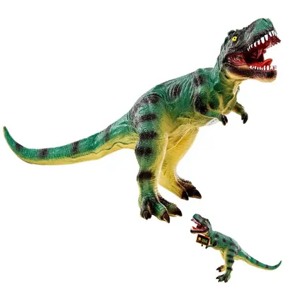 Детская игрушка в виде динозавра - Тираннозавр 2619-3 Я играю в зоопарк  купить в Омске - интернет магазин Rich Family
