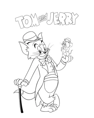 Disegni da colorare Tom e Jerry 56 | Cartoon coloring pages, Tom and jerry  drawing, Disney coloring pages