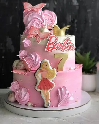 Торт Барби розовый №132110 заказать с доставкой