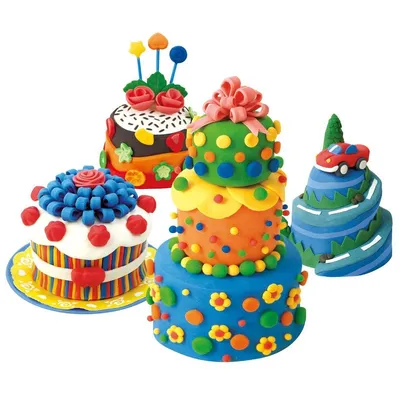 Набор с пластилином Праздничный торт от Playgo, Play 8205veg - купить в  интернет-магазине ToyWay.Ru