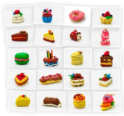 Лепка из Пластилина: Торты и Пирожные | SkillBerry | Онлайн-школа рисования  и рукоделия для детей и взрослых СкиллБерри