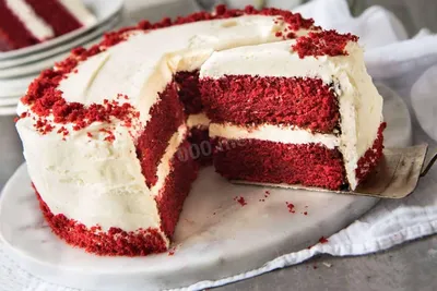 Торт “Красный бархат” - рецепт автора Анастасия Амбассадор