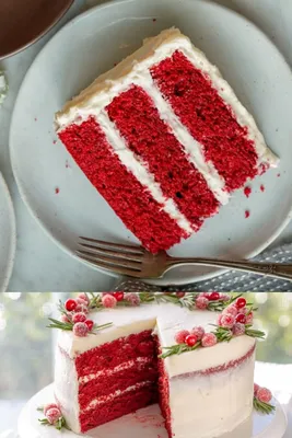 Домашний торт Красный бархат 🌹 рецепт пошагово