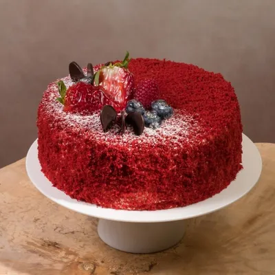Торт «Красный бархат» от Andy Chef рецепт – Авторская кухня: Выпечка и  десерты. «Еда»