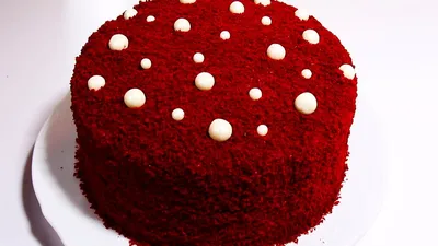 Бенто-торт «Красный бархат» — рецепт с фото пошагово