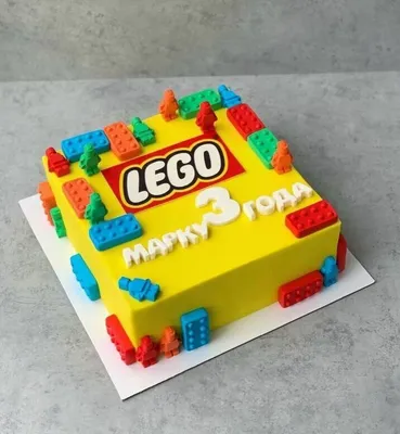 №936 Торт Лего квадратный