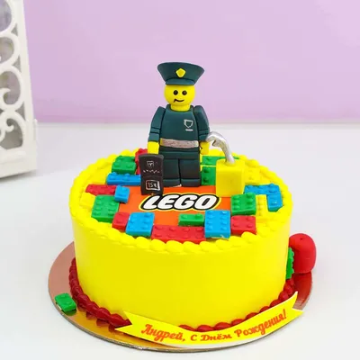Детский торт для мальчиков \"Лего\" заказать в СПБ