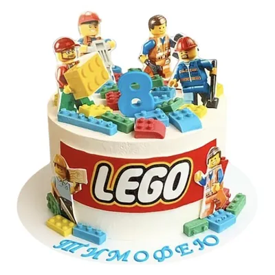 Торт Лего на 8 лет для мальчика и девочки