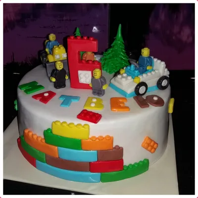 Торт лего | Desserts, Cake, Birthday cake