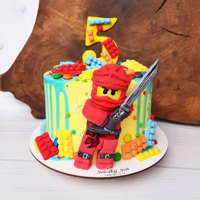 Торт Лего фотопечать на заказ мальчику, девочке Минск, цена