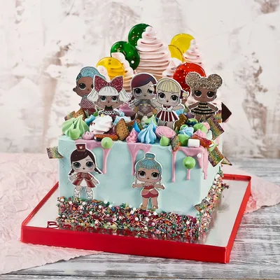 Торт для девочки LOL ⋆ Солнечногорск | ВкусныйТорт.рф