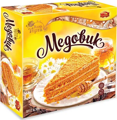 Торт Медовик День торта/ Черемушки, 630 г - купить с доставкой по выгодным  ценам в интернет-магазине OZON (173310573)