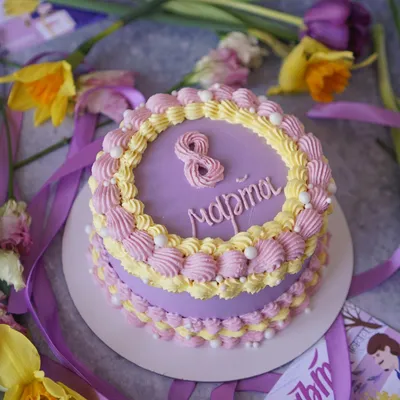 Бенто торт на 8 марта | Заказ, доставка в Москве