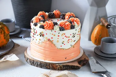 Торт хеллоуин 22093418 стоимостью 12 200 рублей - торты на заказ  ПРЕМИУМ-класса от КП «Алтуфьево»