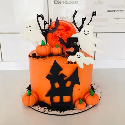 Тыквенный торт на хэллоуин
