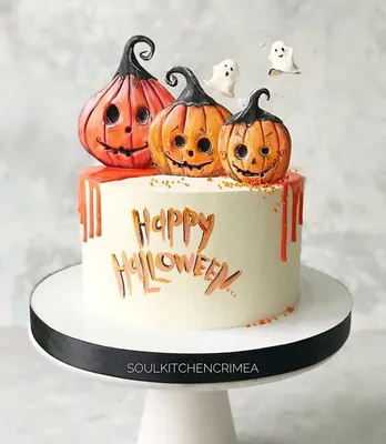Торт на Хэллоуин для детей: декор и начинка | Cupcake Studio