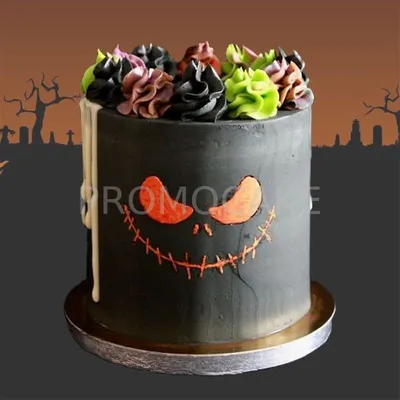 Торт на хэллоуин halloween № 1668 на заказ с доставкой недорого, фото торта,  цена в интернет-магазине