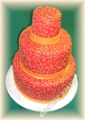 Торт на годовщину свадьбы «Сердечная история» заказать в Москве с доставкой  на дом по дешевой цене