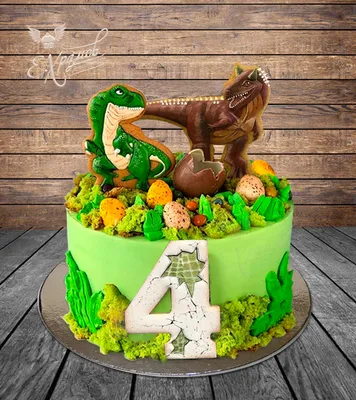 Торт с динозаврами картинки фотографии