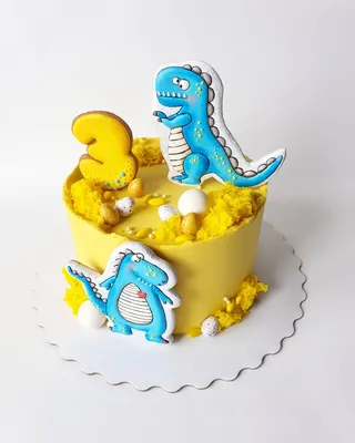 Торт Динозавр на заказ в СПб | Шоколадная крошка