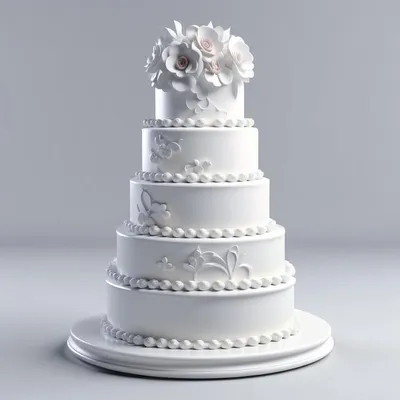 Двухъярусный торт на свадьбу, годовщину или юбилей