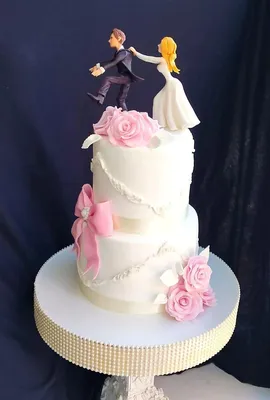 Купить Свадебный торт №140 — 950 грн/кг*Без учета стоимости декора Cupcake  Studio 2022