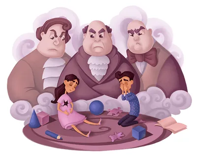 Иллюстрация Три толстяка в стиле 2d, детский, персонажи |