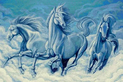 Тройка лошадей» — создано в Шедевруме