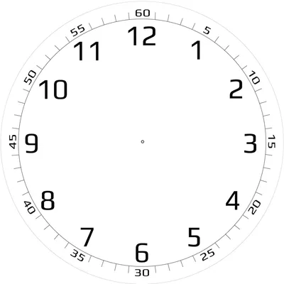 Циферблат часов с арабскими цифрами…» — создано в Шедевруме