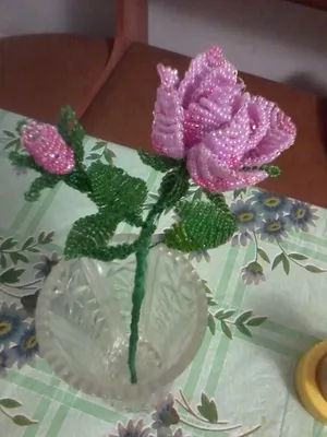 Цветы из бисера ручной работы №66104 - купить в Украине на Crafta.ua