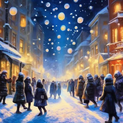 Зима зима пришла Новый год принесла…» — создано в Шедевруме