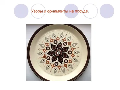 Математические узоры на посуде - 45 фото